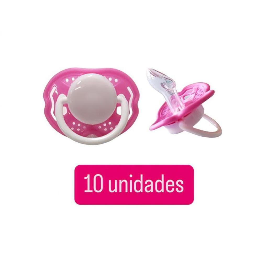 Chupeta Big Bico Anatômico Com 10 Unidades Baby Nany Menina