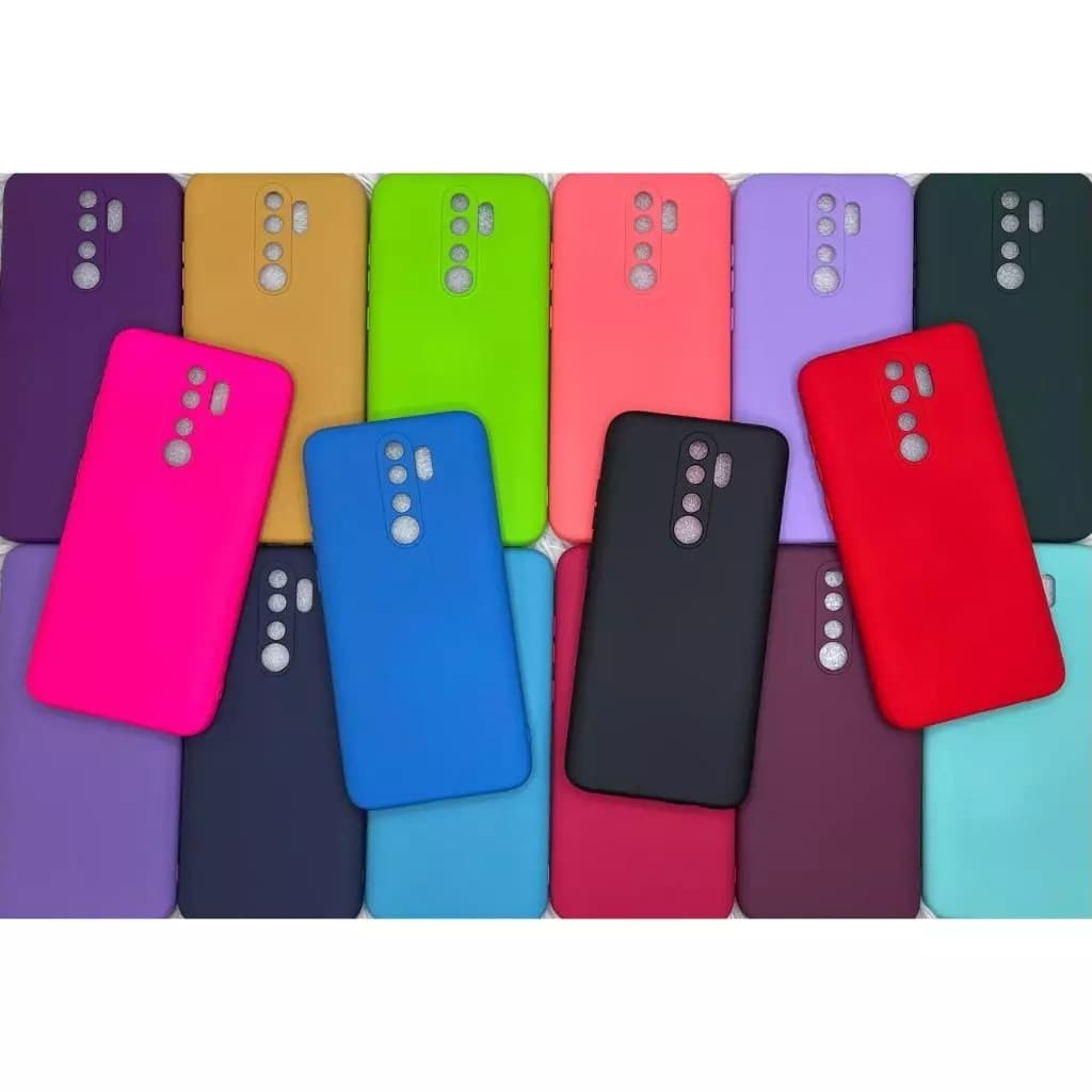 Capa Case Capinha Silicone Colorida Resistente Aveludada/Capa Transparente Redmi Note 8 Pro