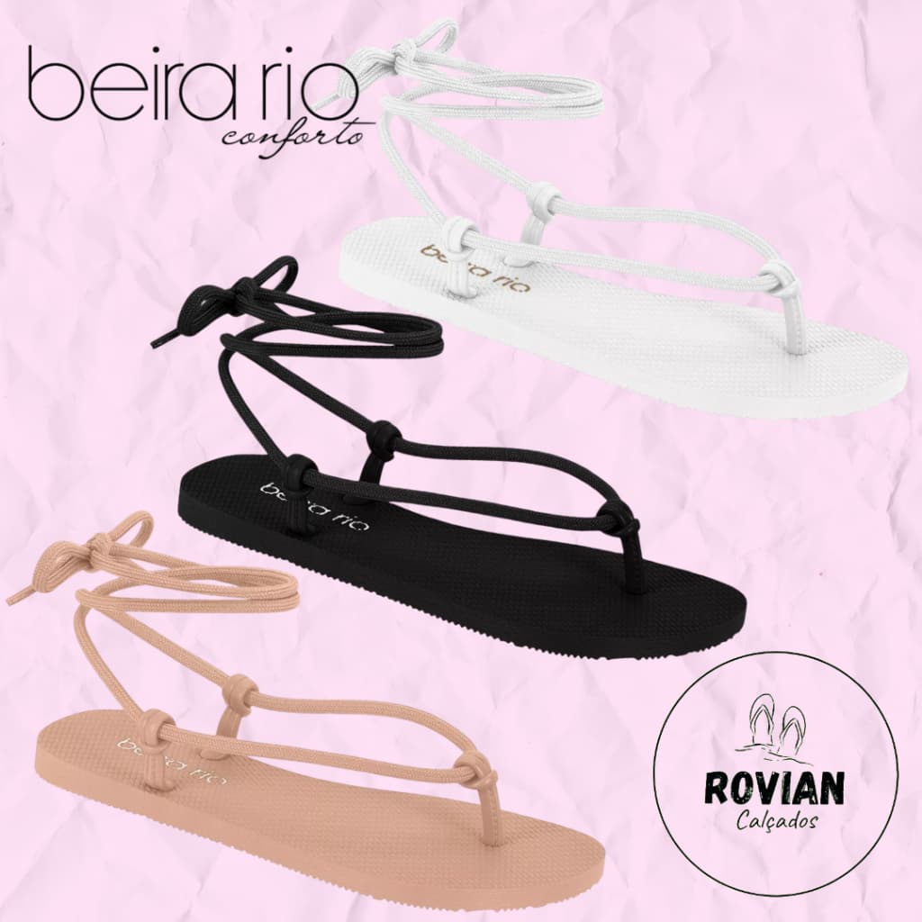 RASTEIRINHA FLAT BEIRA RIO AMARRAÇÃO 8449.905 (ORIGINAL)