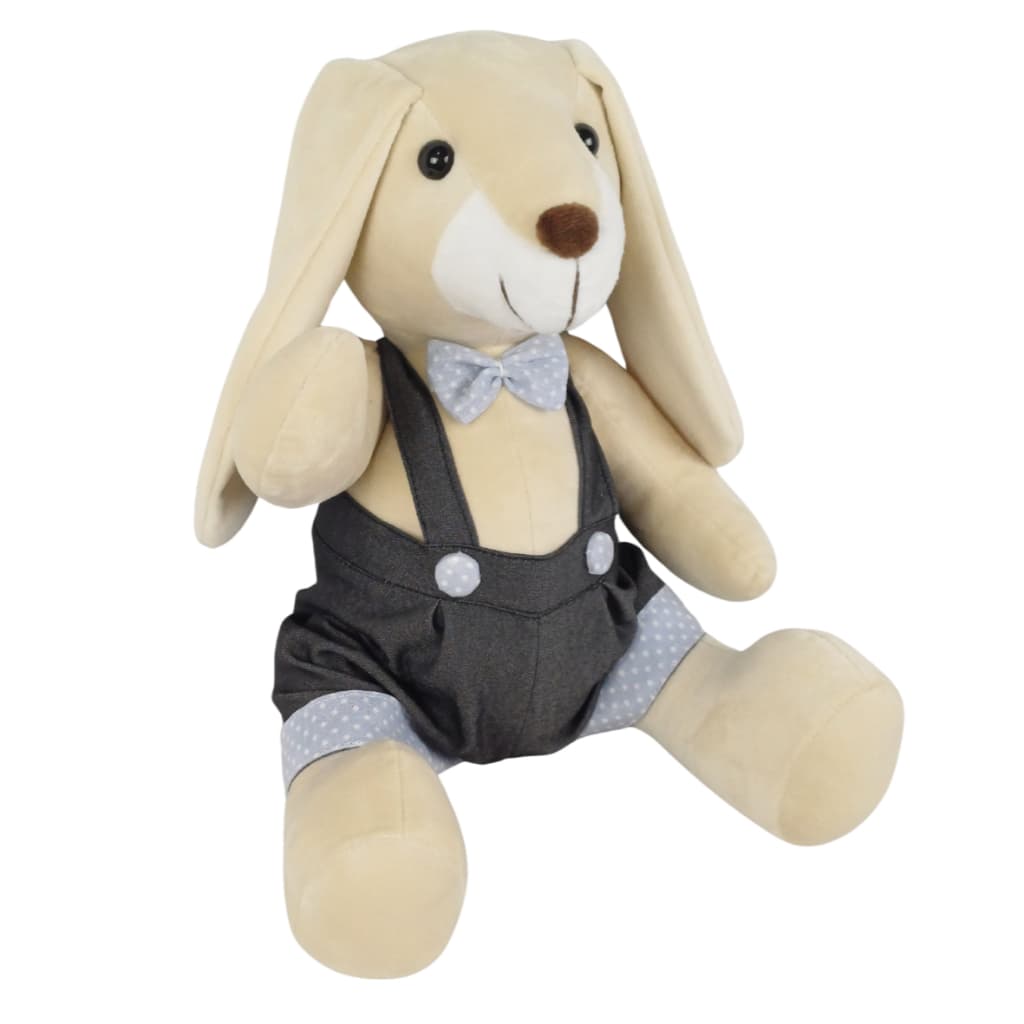 Coelho de Pelúcia de 35cm Macacão/Vestido Bebê Mãe Decorativo Menino Menina Articulado 2024