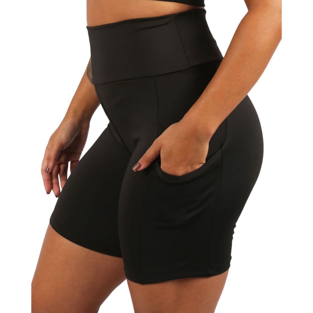 Shorts Com Bolso Fitness Bermuda Meia Coxa Academia