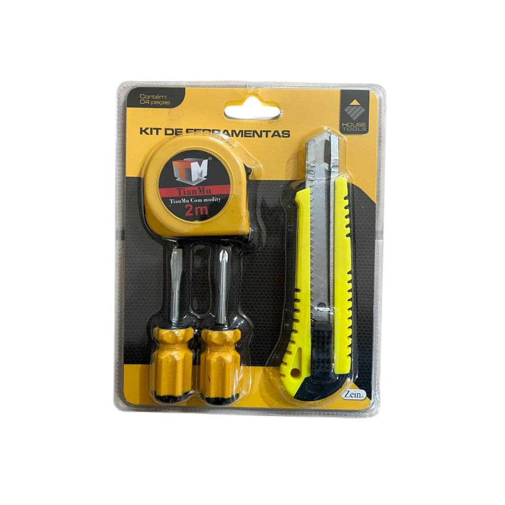 Kit de Ferramentas Completo: Estilete, Chave Philips e Chave de Fenda – Ideal para Reparos