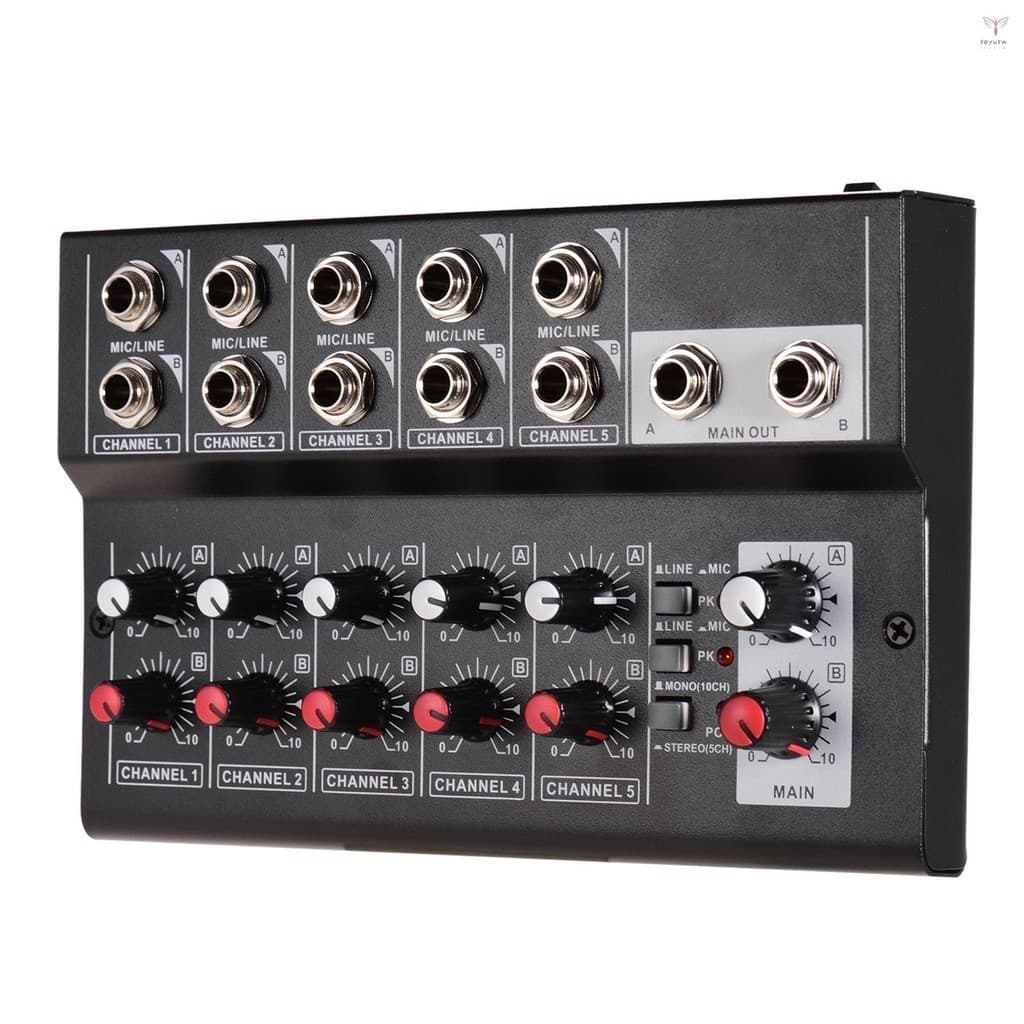Mixer Com 10 Canais Premium Mic/professional Sound Mixer