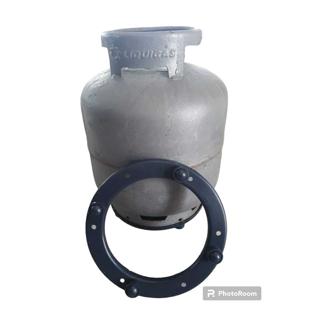 24 UNDS Suporte de Botijão a Gás Plástico Preto/ Suporte para Vaso