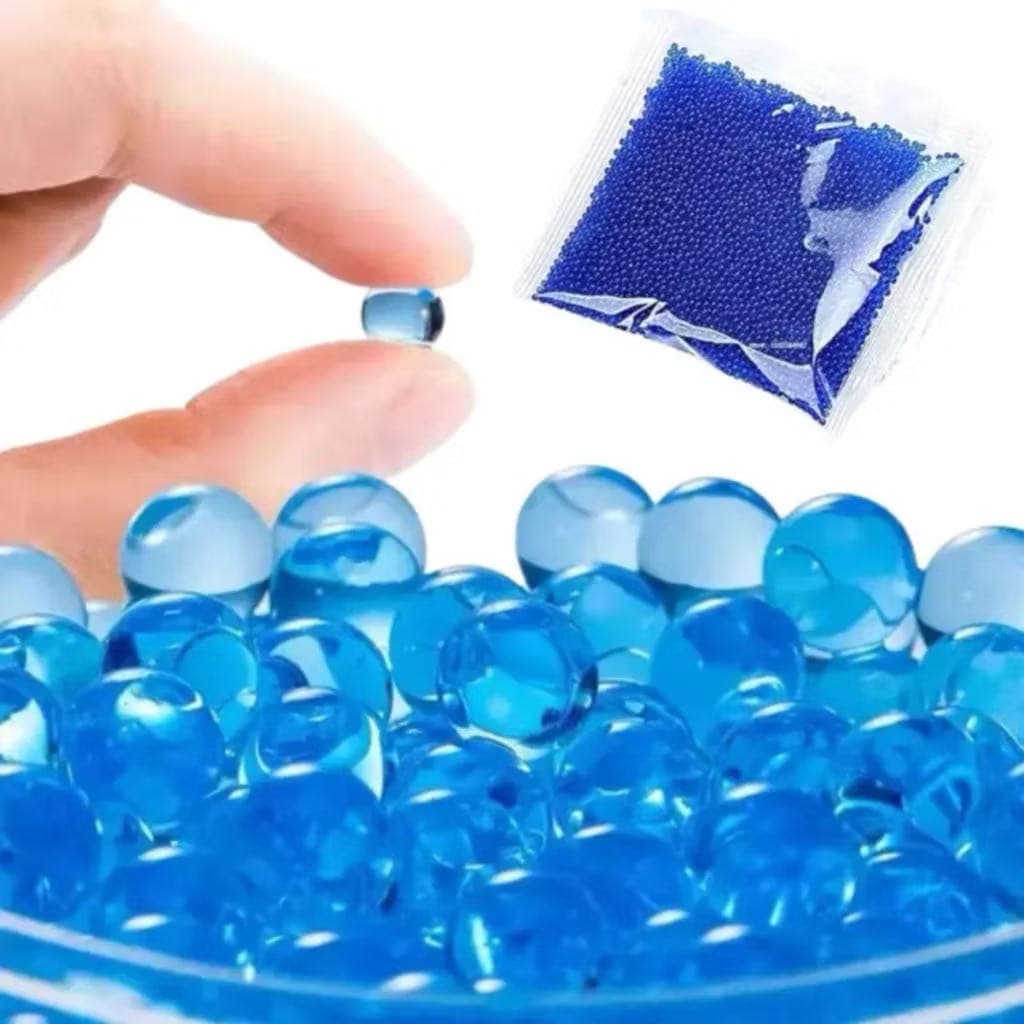 100000 pequenas bolas de gel cor aleatória