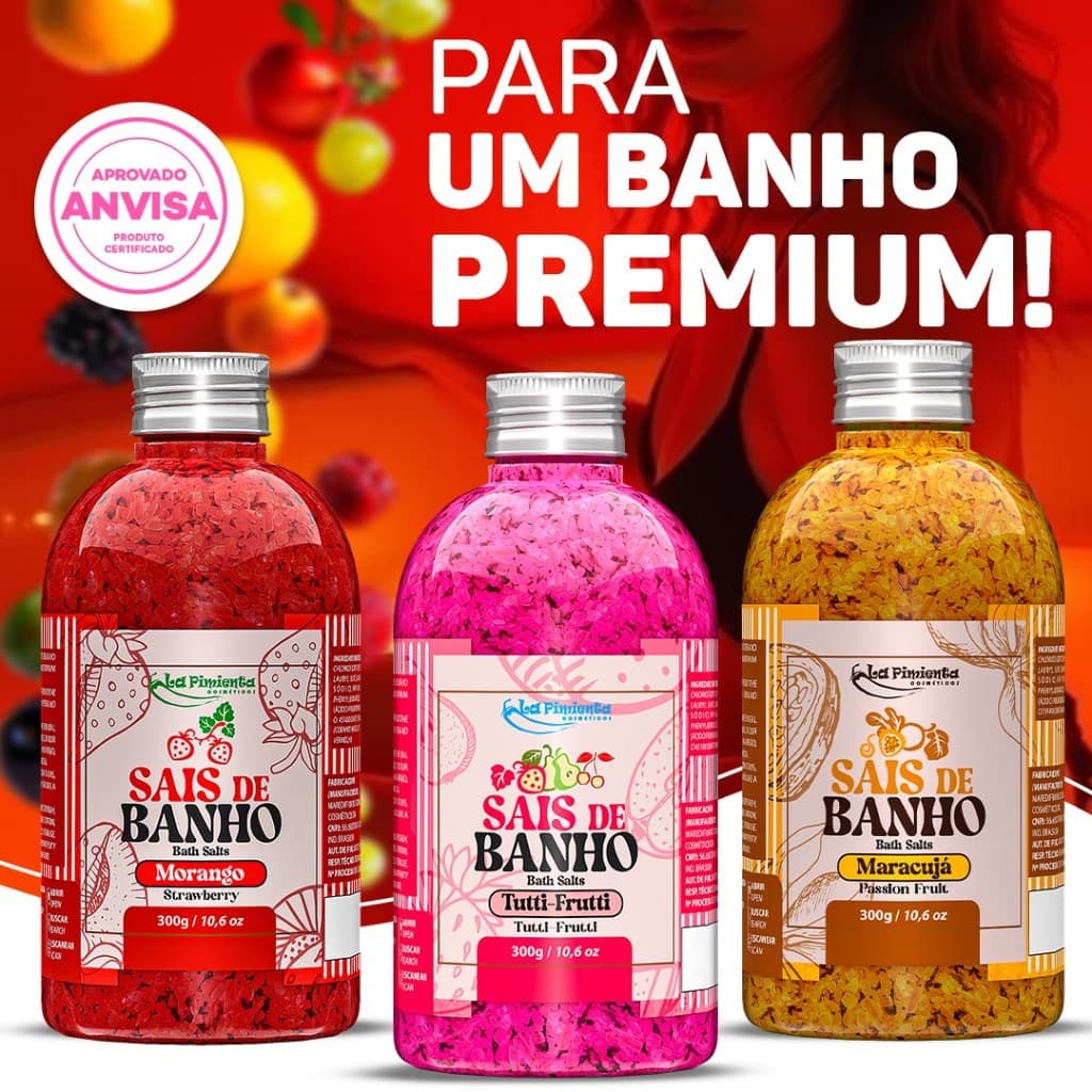 SAIS DE BANHO - FRAGRÂNCIAS EXCELENTES EM SAIS E ESPUMA DE BANHO PARA UMA EXPERIÊNCIA DE SPA