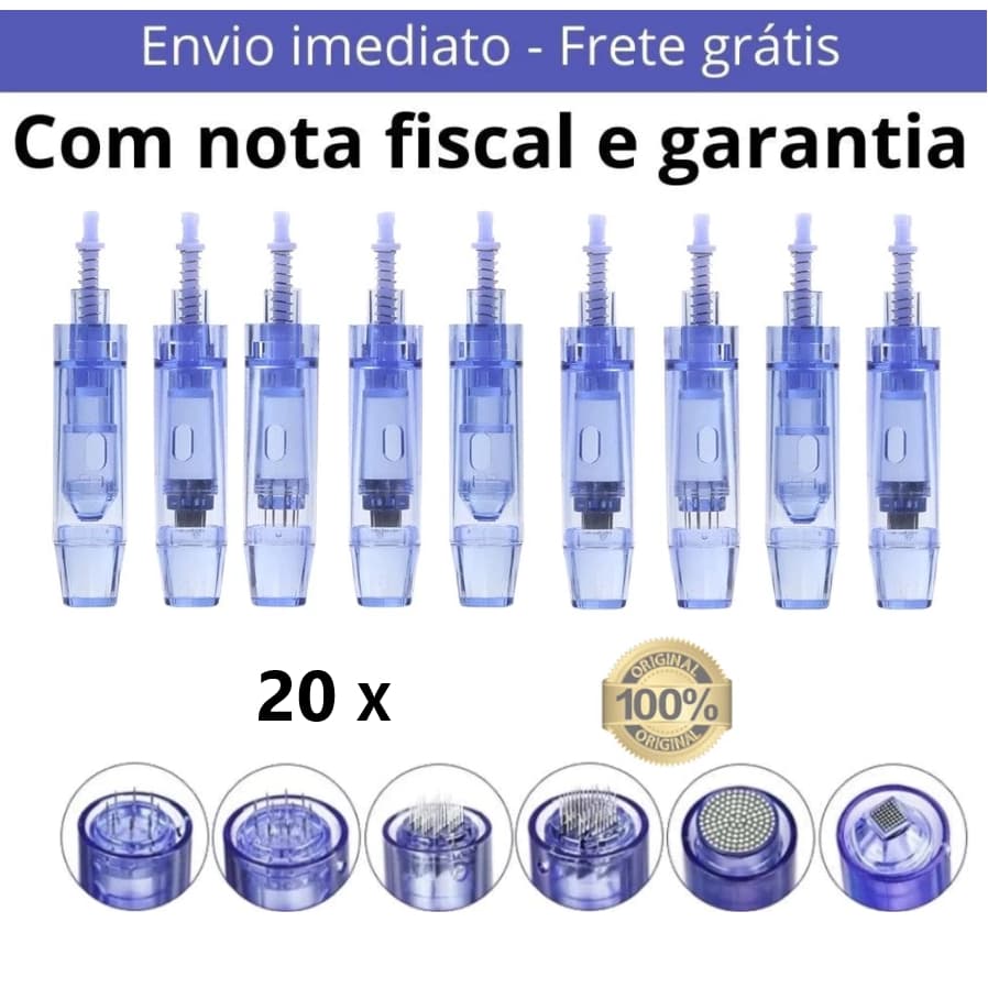 KIT Cartuchos Dermapen 9,12, 36, 42, Nano, Micro Agulhas Envio Rapído 24h