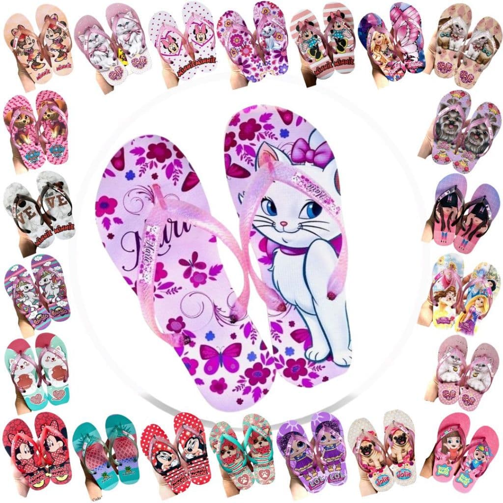 Chinelo Infantil Slim Menina Chinelo Infantil Homem Chinelo Infantil Menino Chinelo Infantil Mulher GGR1
