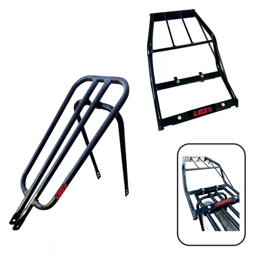 Churrasqueira bike Arrastadeira LBS + Garupa Bh Reta Montadinha LBS