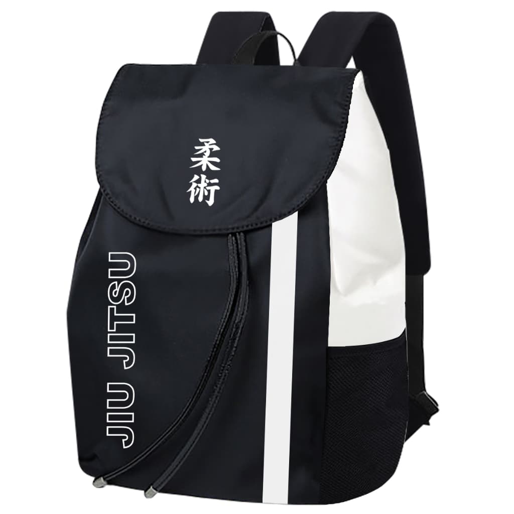 Mochila Jiu Jitsu Brasileiro Arte Marcial Suave Cores Faixa Unissex.