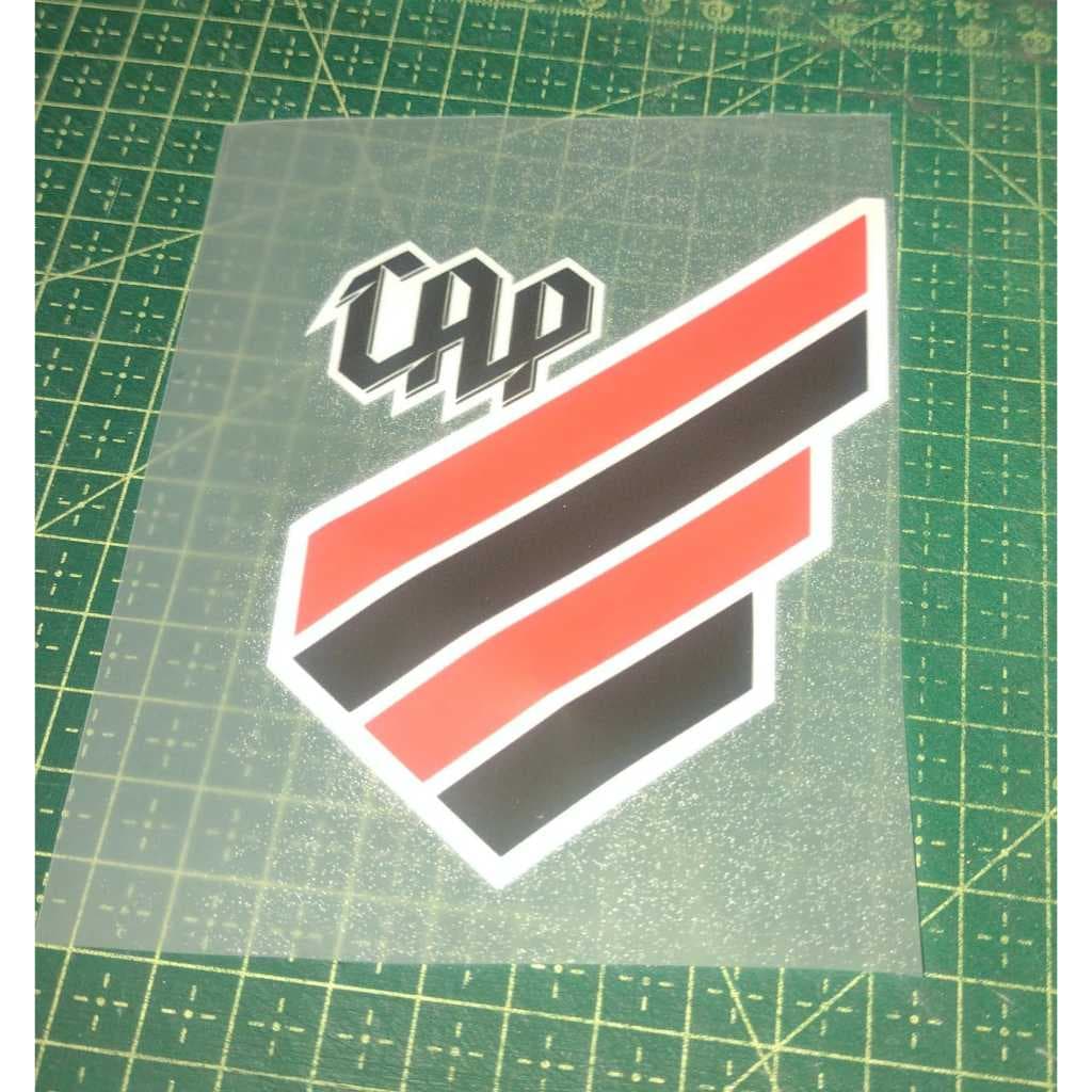Atlético Paranaense Logo Atual Adesivo Têxtil Termocolante fácil aplicação com Ferro de Passar