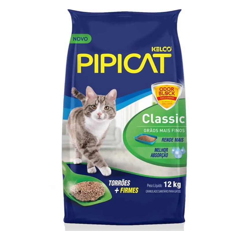 Areia Pipicat Classic para Gatos12kg