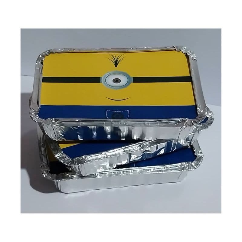 Kit 10 Marmitinha Bolo Guloseimas Lembrancinha Personalizadas - Festa tema Minions