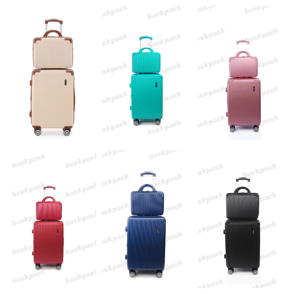 kit de Mala De Viagem 10 KG 9KG  4 Roda Gira 360 Grau Fibra + Frasqueira  novo2024  codigo:2024B