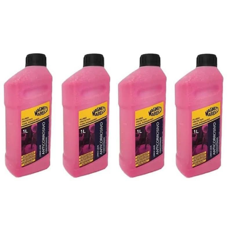 kit 4 aditivo radiador concentrado magnett Marelli