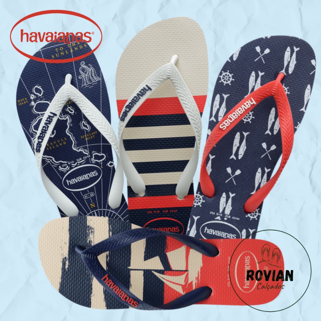 Chinelo Sandália Havaianas Top Nautical ( Original )
