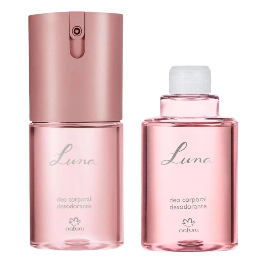 KIT DESODORANTE CORPORAL FEMININO  LUNA EM SPRAY CONTÉM 1 DESODORANTE LUNA 100ml +1 REFIL LUNA 100ml0