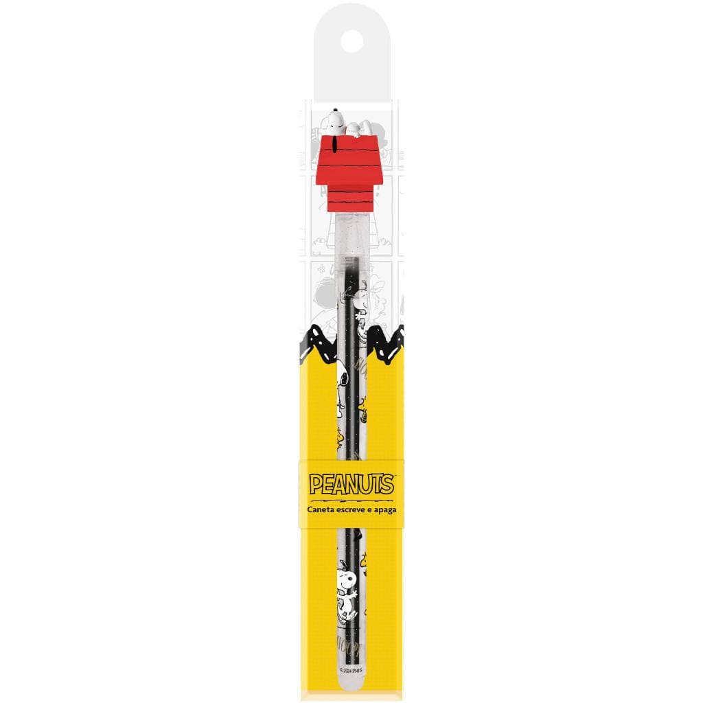 Caneta Esferográfica Gel Apagável, 0,7mm, Snoopy House - 1 UN