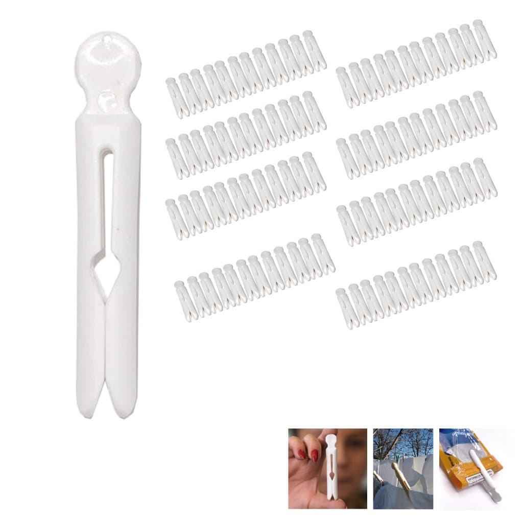 96 PRENDEDOR DE ROUPA RESISTENTE PLÁSTICO SEM ARAME Ñ MARCA ROUPA PREGADOR MULTIUSO
