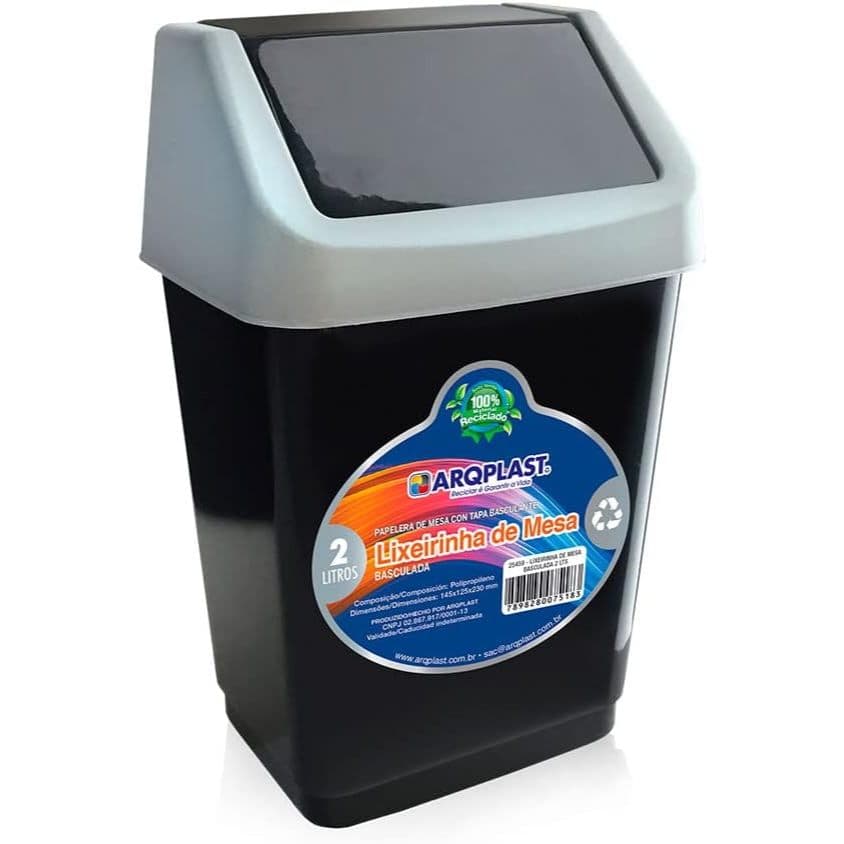 Lixeirinha de Pia ou Escritório 2L – Compacta, Prática e Ideal para Seu Espaço! 🧑‍🍳✨ - TOY 25459