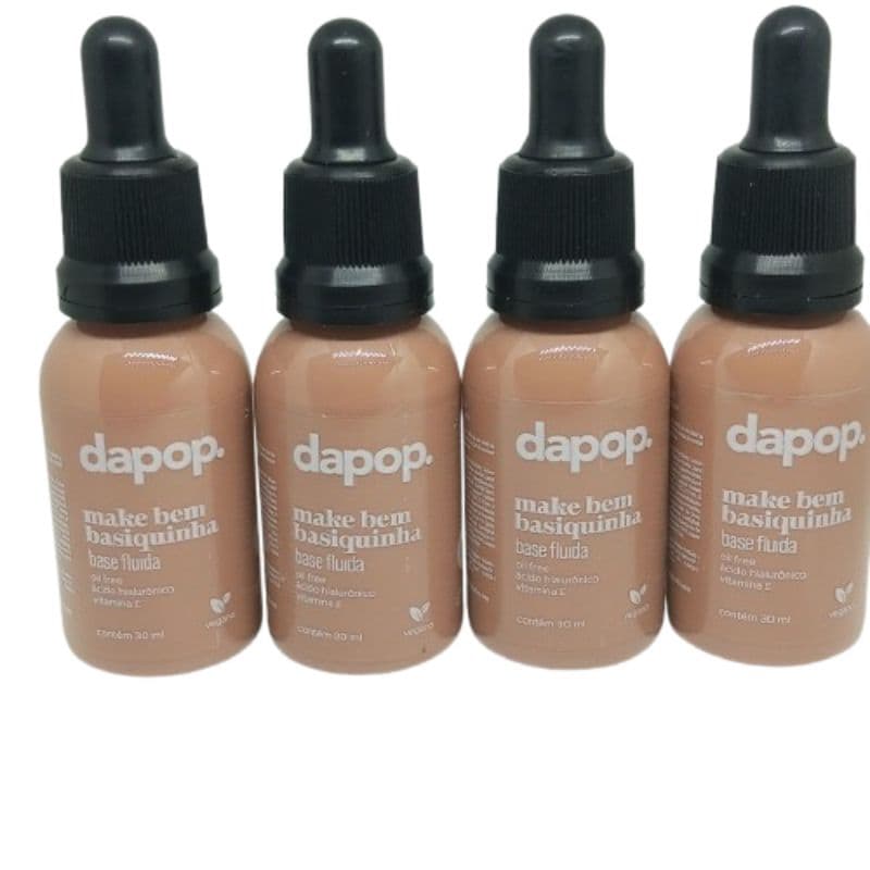 "Base Líquida Vegana Dapop N7 – Cobertura Natural e Pele Radiante"
Make Bem Basiquinha - Dapop cor7