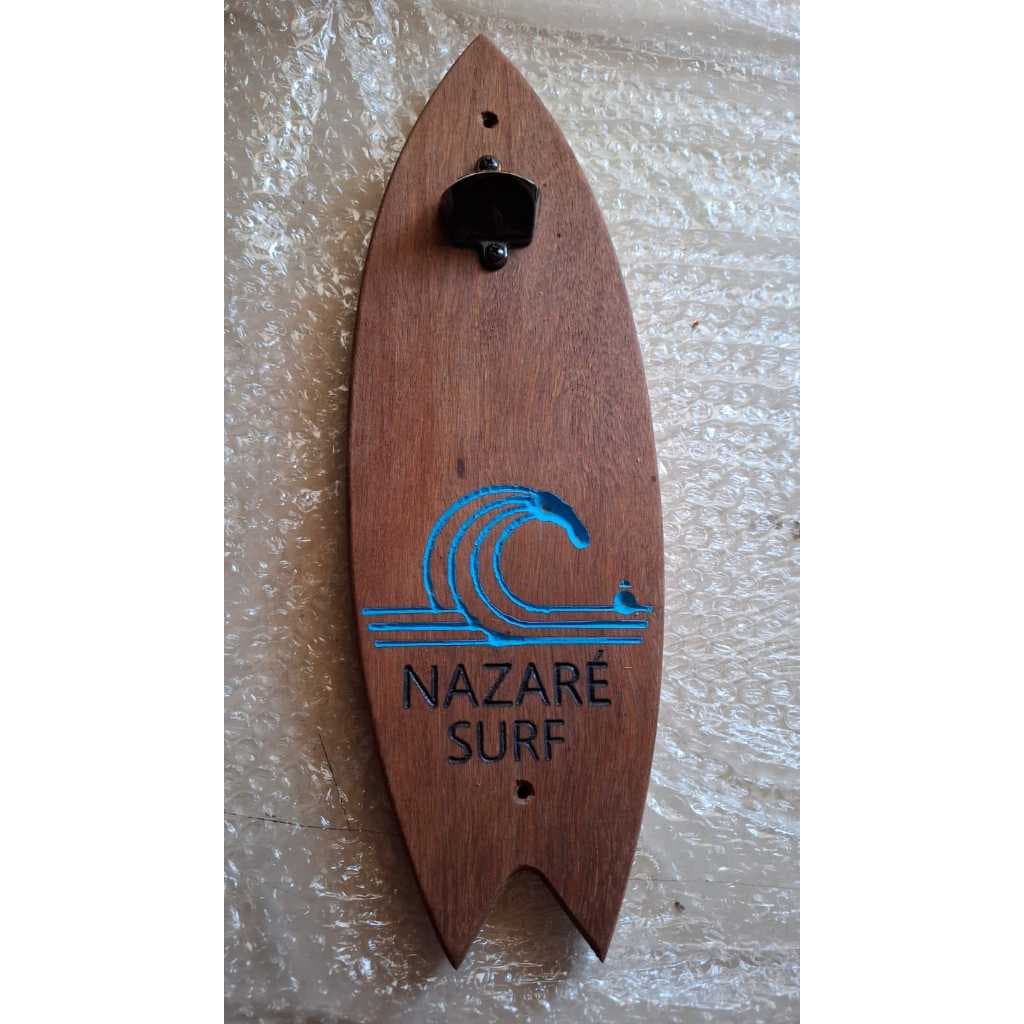 Abridor de Garrafa de Parede Prancha, Nazaré Surf