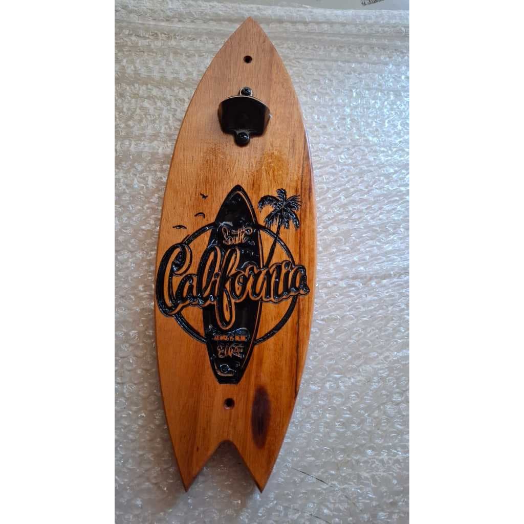 Abridor de Garrafa de Parede Prancha, Califórnia Surf