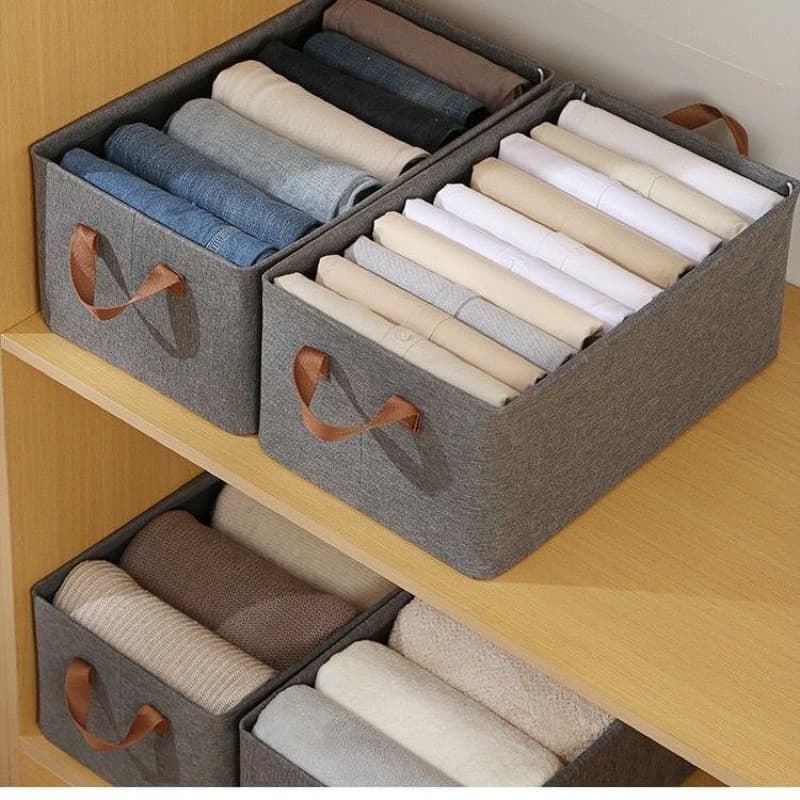1PC Organizador De Calça Jeans/Organizador De Guarda Roupa Arrumados/Separador De Roupa