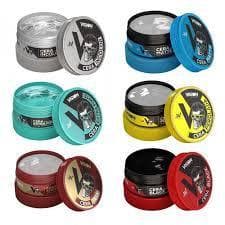 KIT C/ 02 CERAS MODELADORAS VISION BARBER SHOP 130G PEROLADA, EXTRA FORTE, BLACK, INCOLOR, MATTE
