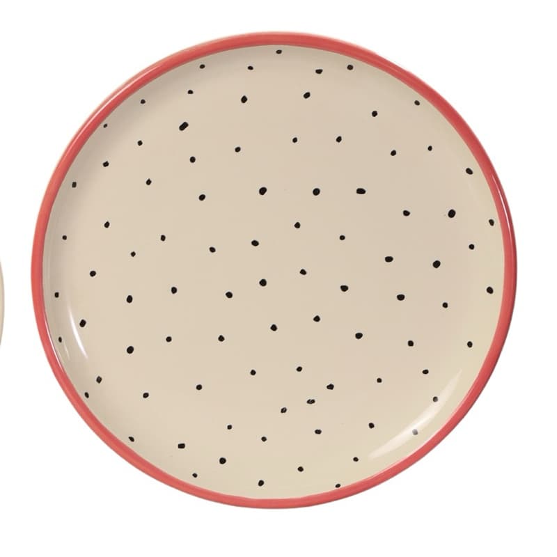 Prato sobremesa Pitaya em cerâmica 23cm