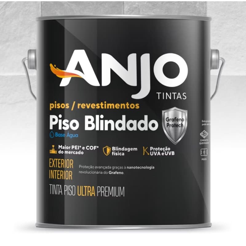 Tinta Ultra Premium Piso Blindado Lavável Anjo 3,6l Cores