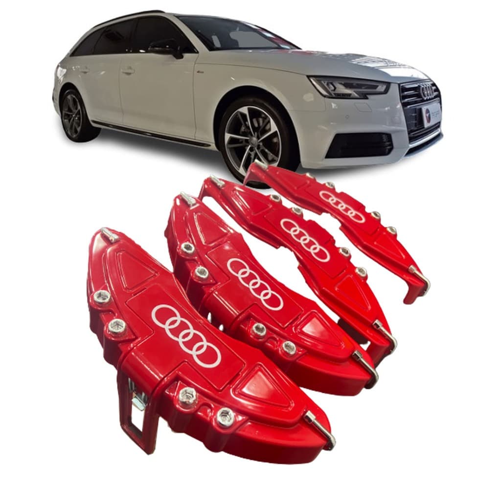 Capa De Pinça De Freio com garras 4 peças Compatível Audi A4 Avant 2016 2017 2018