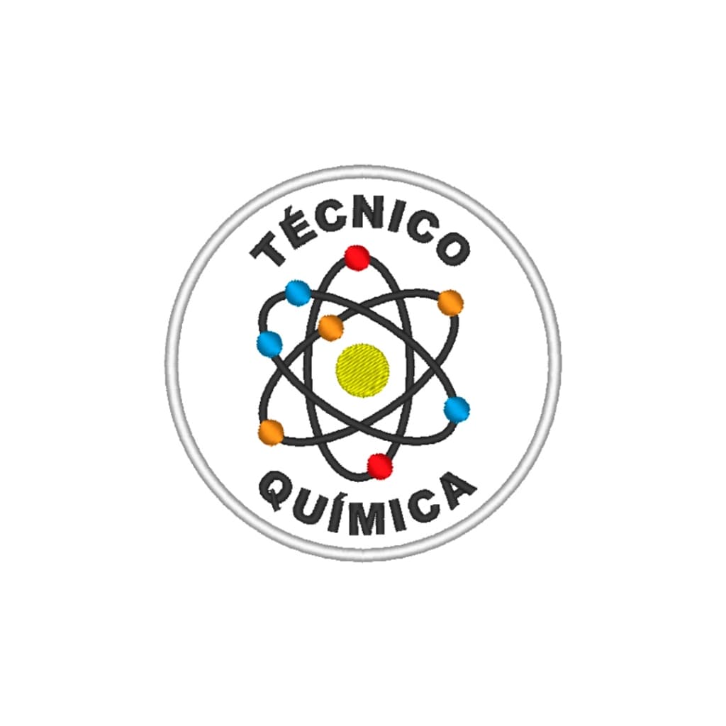 Profissão Bordado Técnico Química Patch para Jalecos Termocolante ou Velcro Logomarca