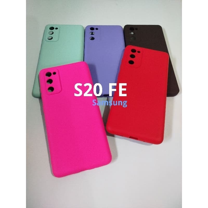 Capa S20 FE Capinha Case de Silicone Samsung S20FE Aveludada