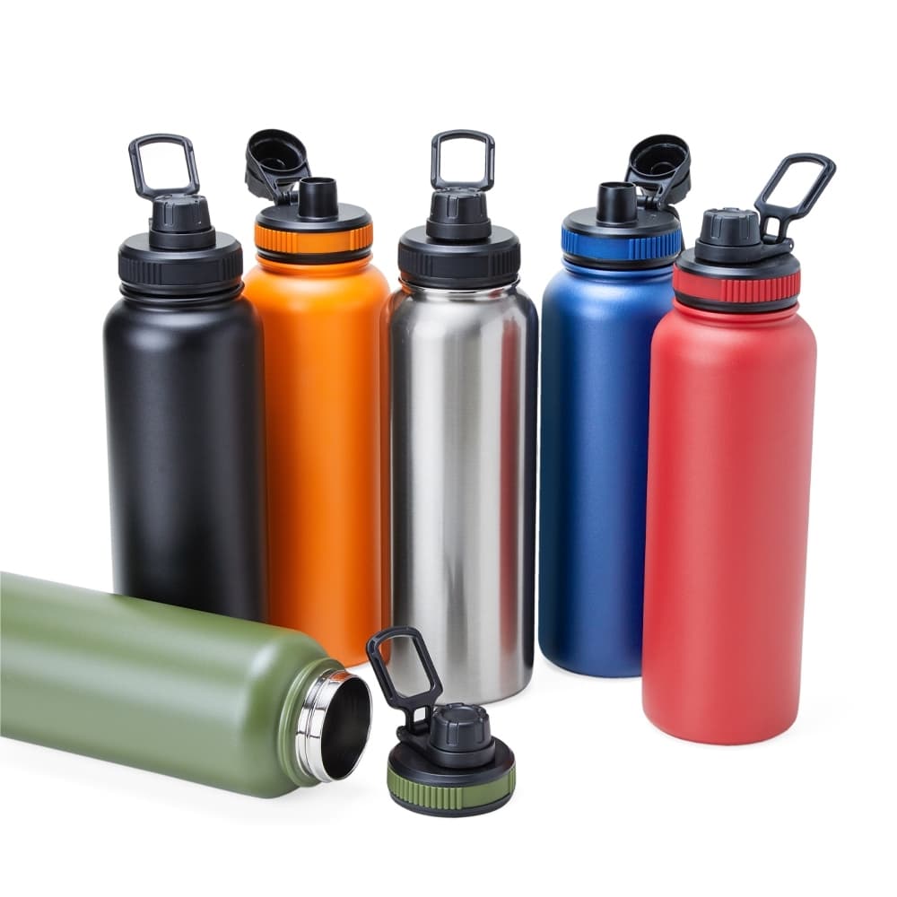 Garrafa Termica 1,2 Litros Personalizado seu Nome Logo ou Sua Marca Parede Dupla Aço Inox