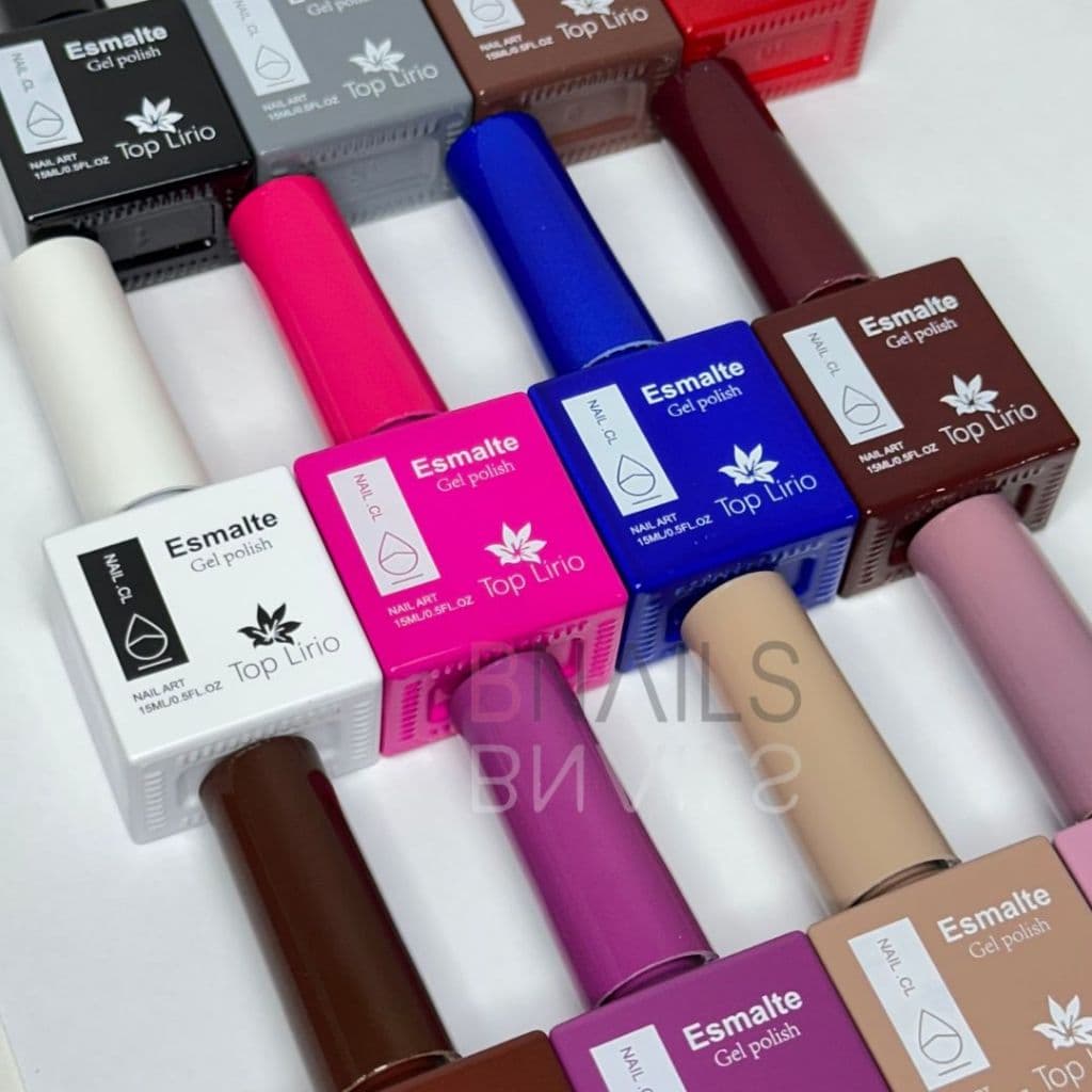 Esmalte Em Gel Lirio Led Uv Nail Gel Soak Off Color 15ml Uv/Led Cores Novas
