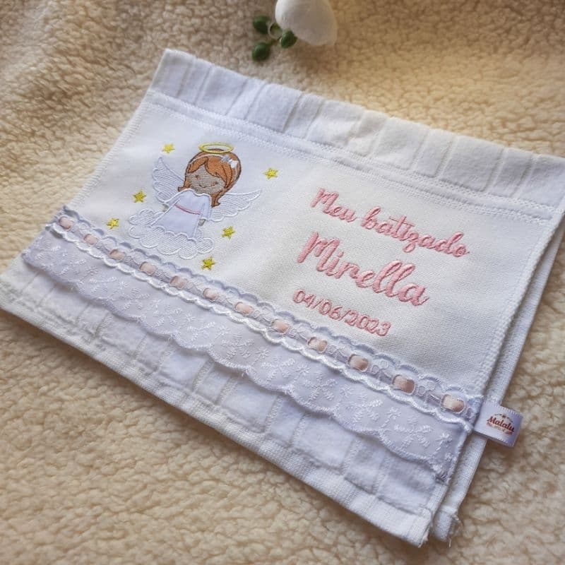 Toalha de Batizado Personalizada