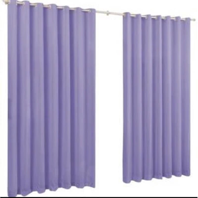 Cortina Roma 2.00m x 1.70m Lilas Para Quarto/Sala/Escritório, Envio Imediato