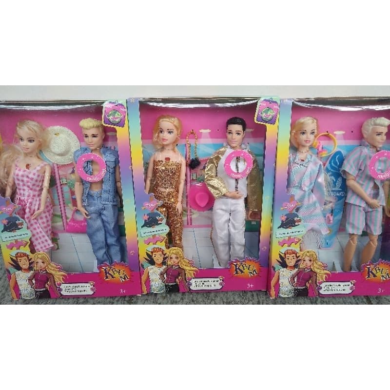 Brinquedo Casa De Familia Boneca linda  +  Ken Fashion 30 CM  e acessorios diversos