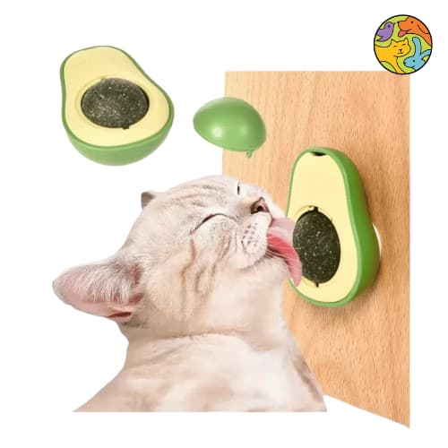 Abacate de Brinquedo para Gatos com Catnip Erva Natural do Gato