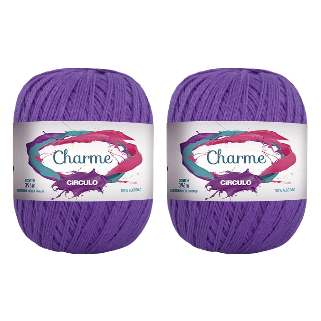 Kit 2 Fio Charme Círculo 150g 396m