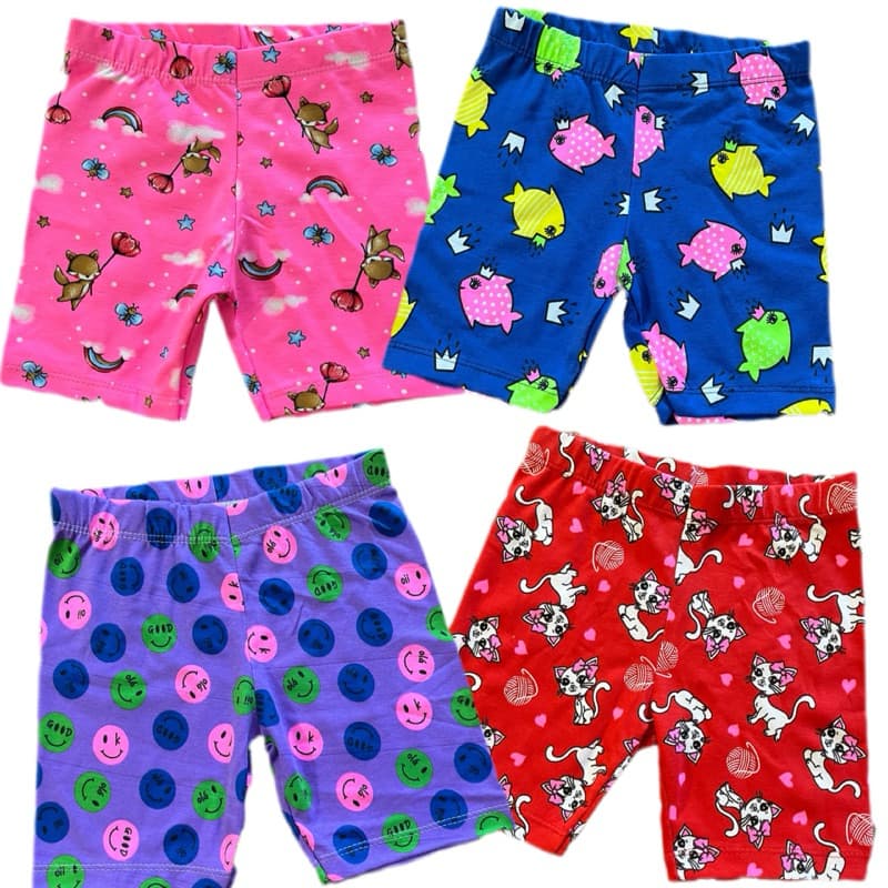 Shorts legging menina infantil e juvenil em cotton lançamento verão.