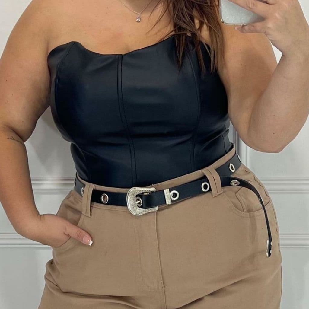 Cinto Feminino PLUS SIZE COM ILHOS OF