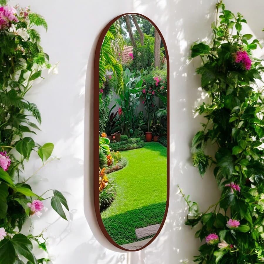 Espelho Moderno Decorativo Oval Grande