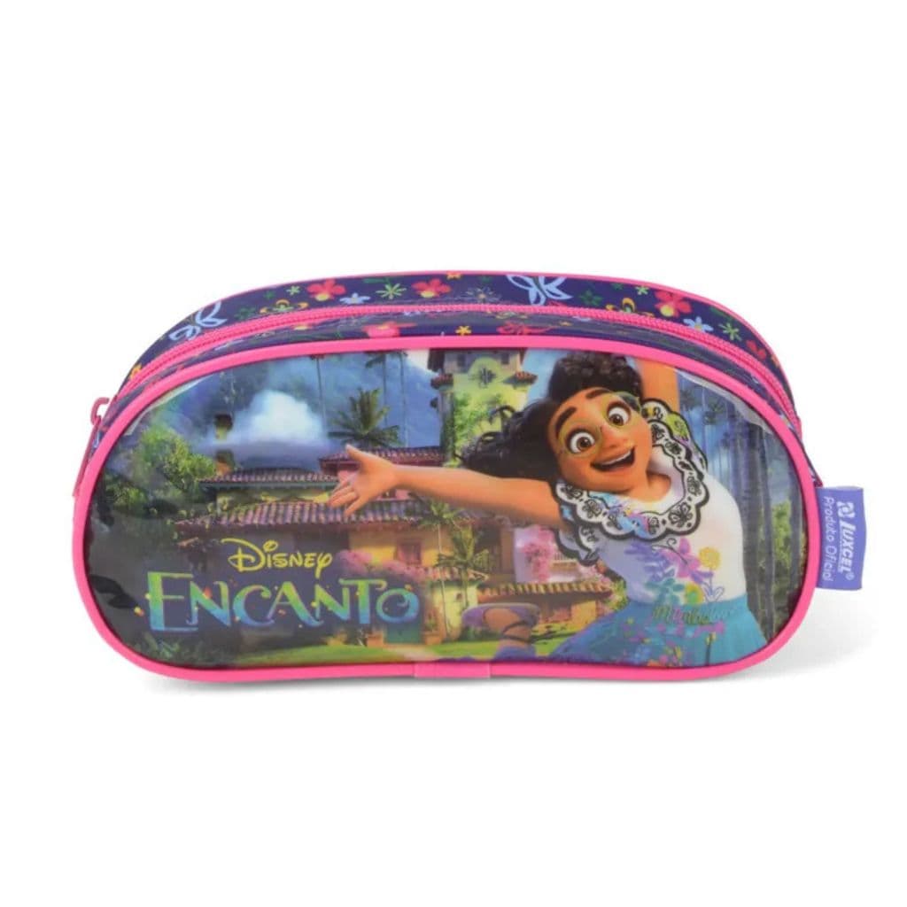 Estojo Encanto Infantil Meninas Escolar Colorido Estampa Divertida