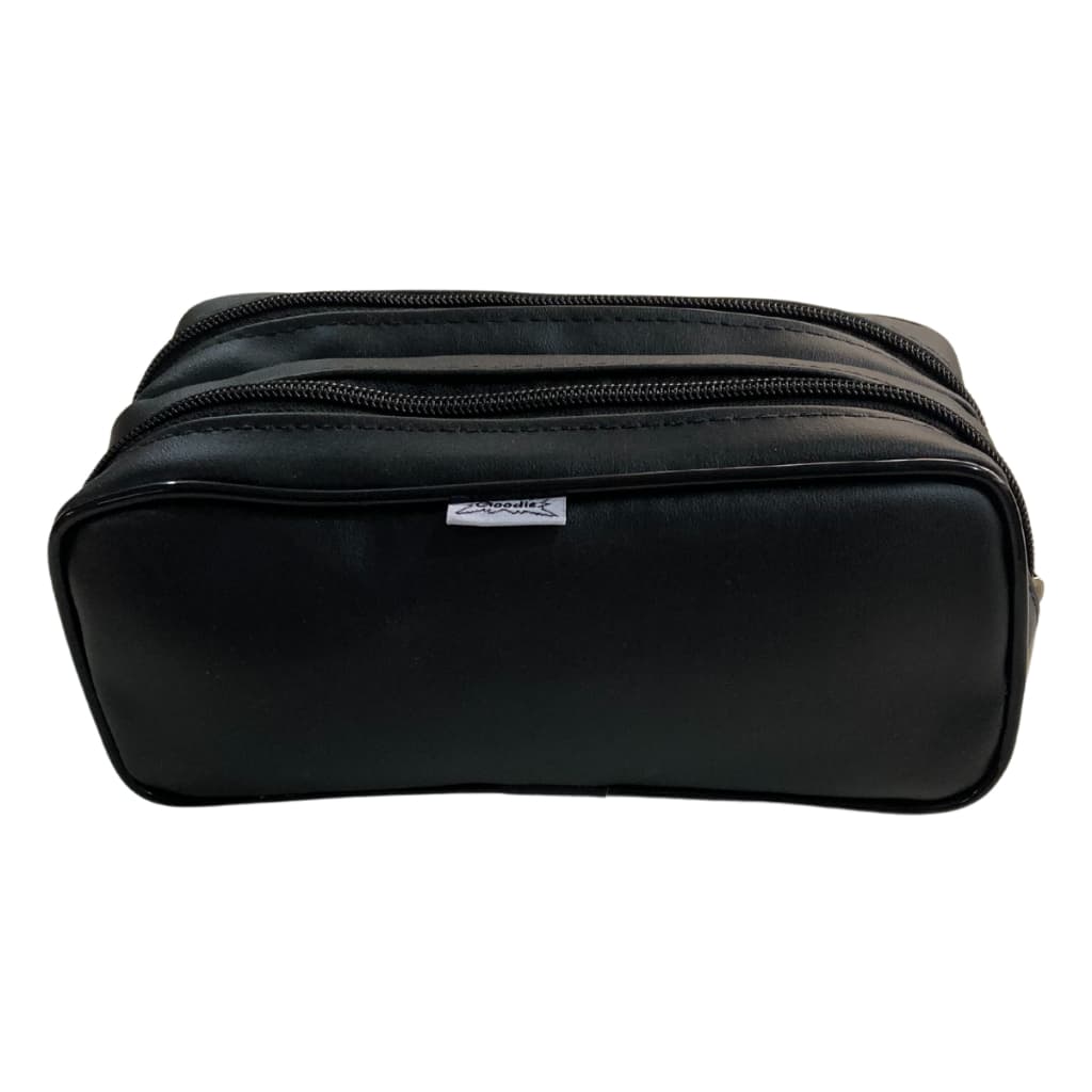 Estojo Escolar Duplex Mega Preto Courino Goodie
