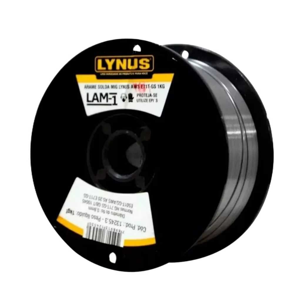 Arame De Solda Mig 0,8 Mm 1kg Sem Gás Lynus