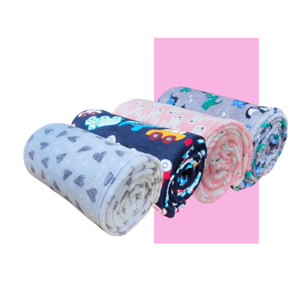 Cobertor Manta Coberta Solteiro Infantil Menino Menina 2,00X1,53 Microfibra Fleece Soft