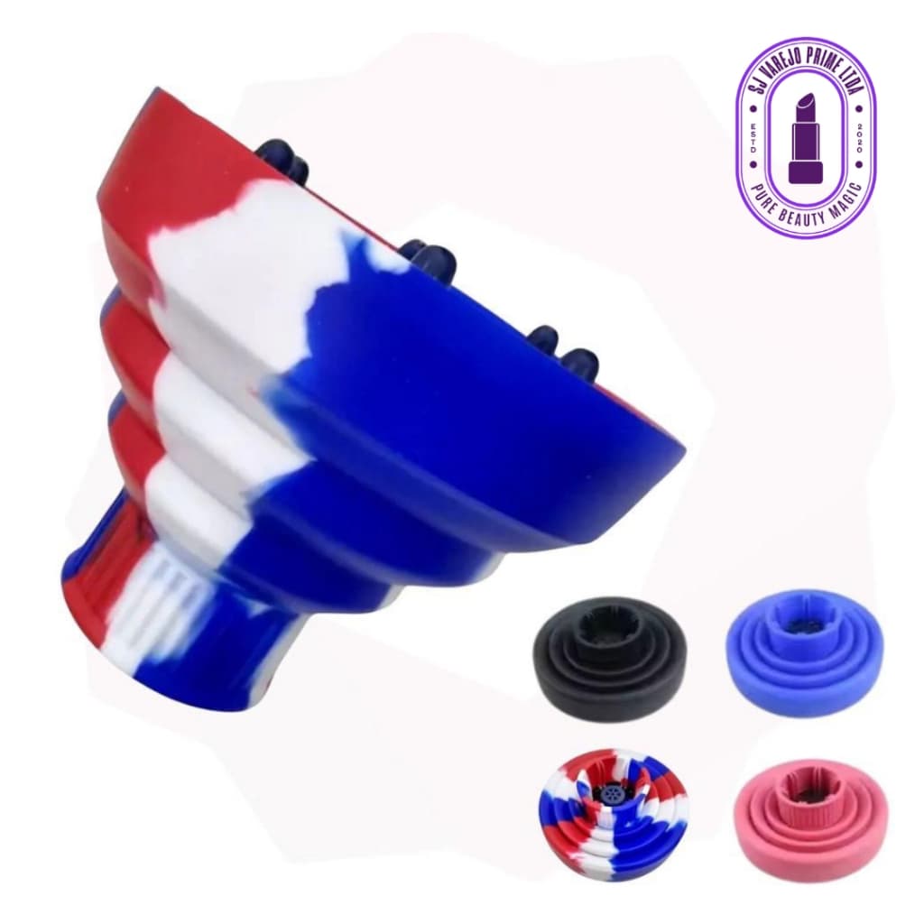 Difusor De Ar para Secador Em Silicone Adaptador Definidor de Cachos Retrátil Universal