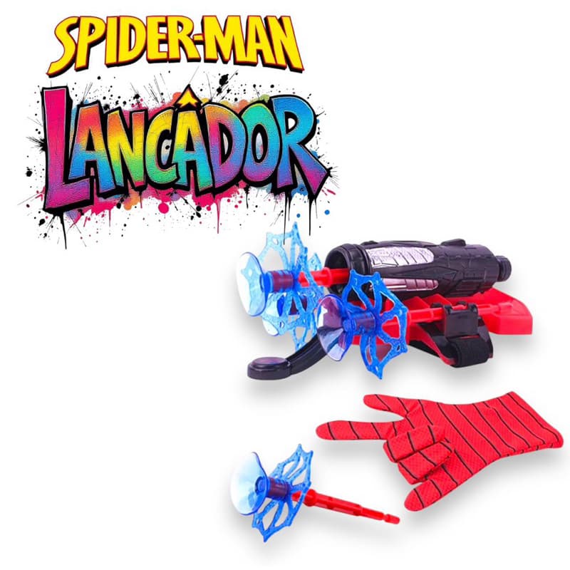 Luvas do Homem-Aranha Lançador Acessórios do Lançador de Pulsos para Crianças